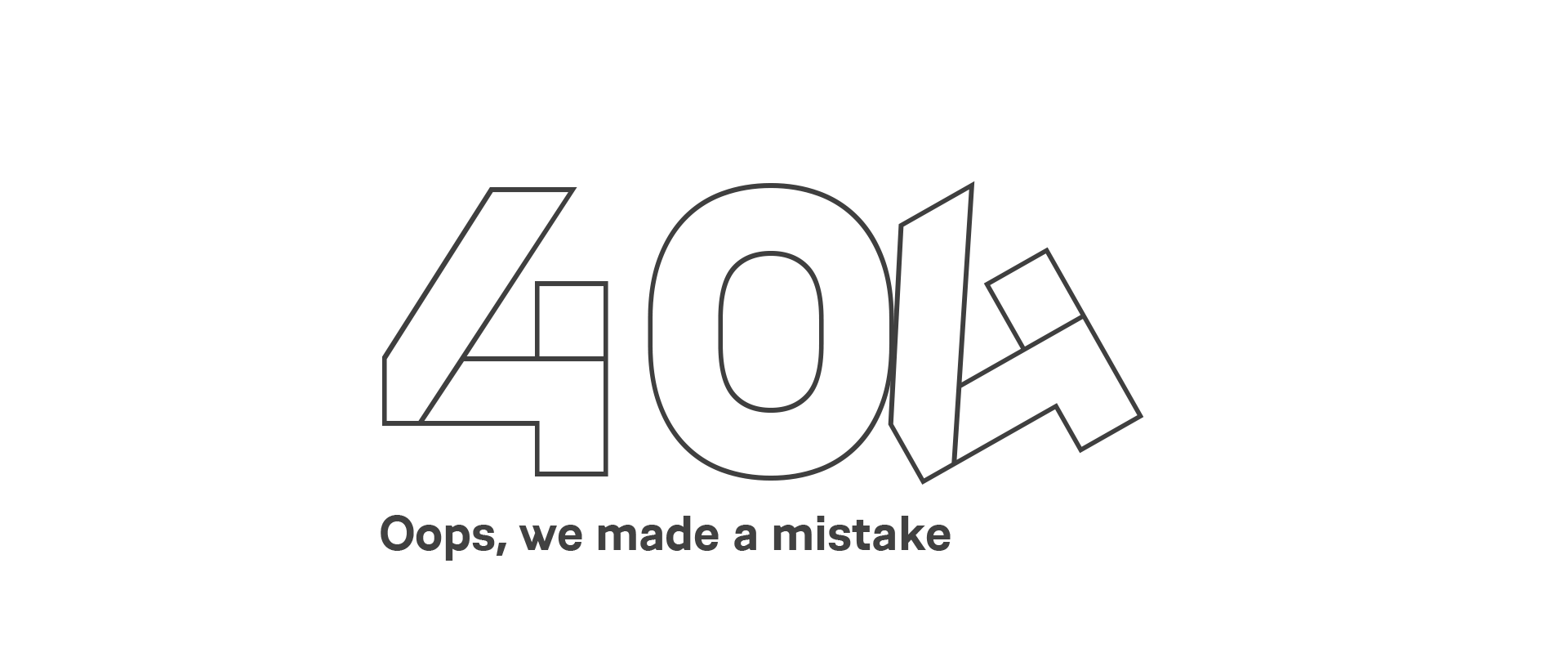404 error page