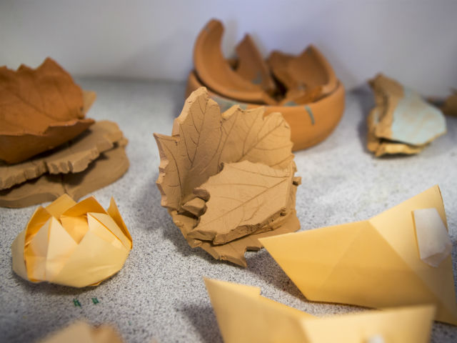 Clay - made by students from the programme social education