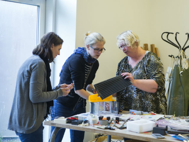 Students from the programme social education