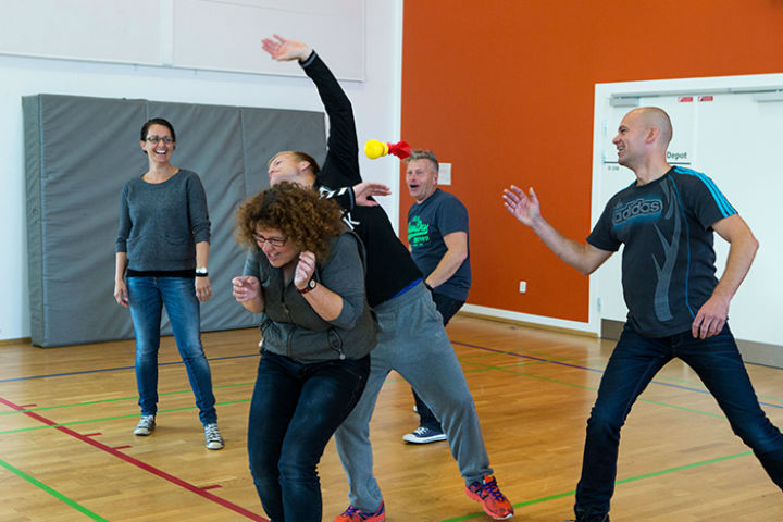 Students from the programme social education