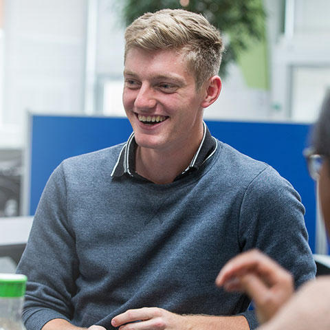 Male student at VIA Campus Horsens