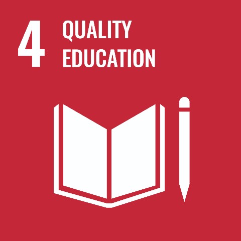 UN Sustainable Development goal number 4 logo