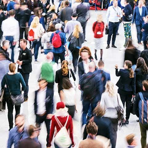 people on the street